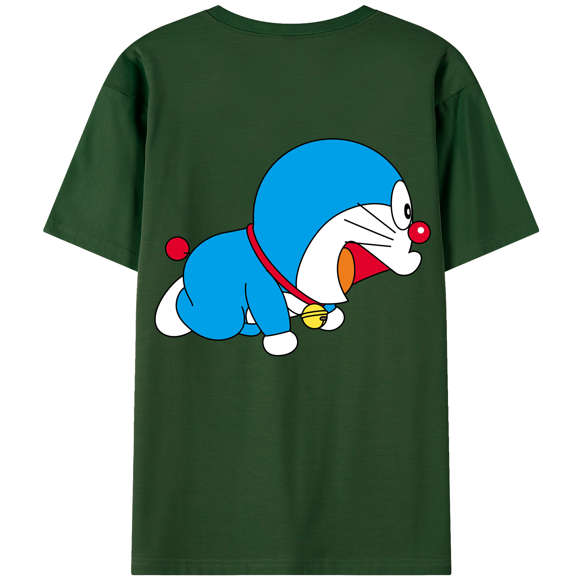 （画像用） ドラえもん Doraemon 綿100％半袖Tシャツ（背面プリント）